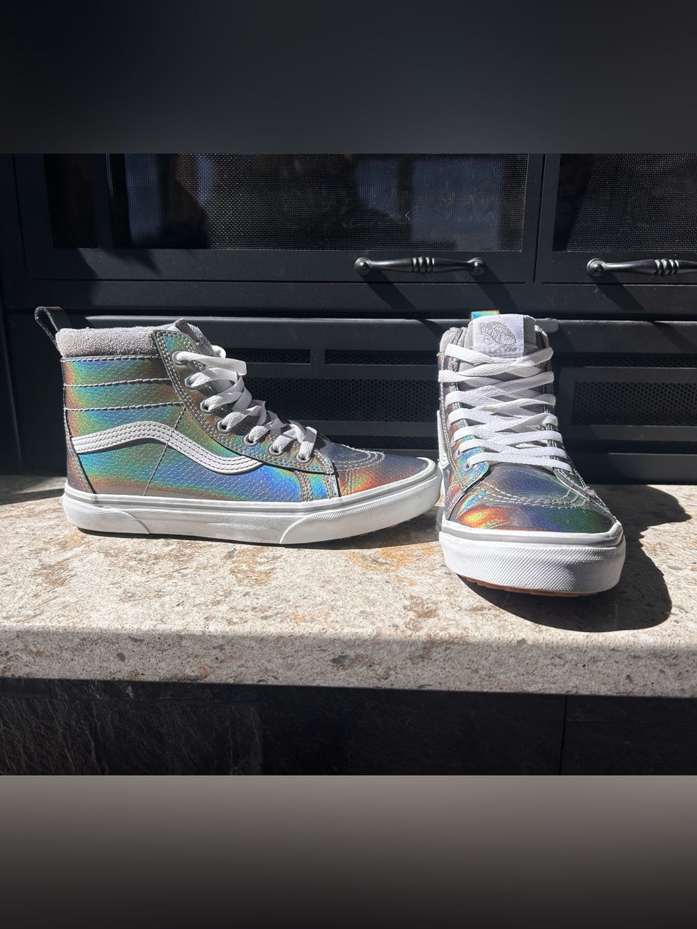 Vans Sk8-Hi MTE - Iridescent Holographic Sneakers